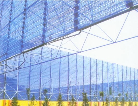 永城环保扫风墙网架工程